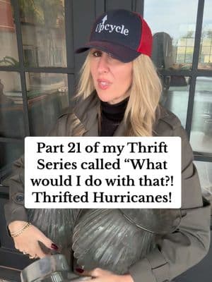 Part 21 of my Thrift Series called “What would I do with that?! Thrifted Hurricanes! #upcycledhome #homestyling #homehack #outdoorpatio #homedecor #homedecor #hack #lifehacks #upcycle #rework #DIY #nolandfill #homedecor #upcycling #upcycle  #DIY #thriftflip #homedecor #upcycles #rework #upcycling #thriftflip  #lampupcycle  #reuse #recycle #secondhandstyle  #transform #oldtonew #upcycleddesign  #upcyclersoftiktok #diycandle #makersofinstagram #thriftflip #basket #sustainablestylist 