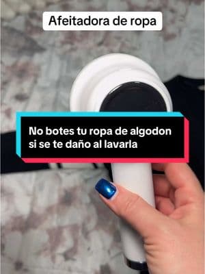 Elimina esas bolitas que se hacen en la ropa de algodón y no botes ese suéter que amas pero se llenó de pelusas #shaver #afeitadora #algodon #ropasinpelusas #