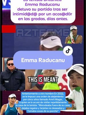 Tenista rompe en llanto durante su partido Emma Raducanu #emma #emmaraducanu #raducanu #tenista #tenistas🎾 #tenistas #tenis #tenischallenge #deport #deporte #deportes #deportesentiktok #miedo #sad #llorar #cry #llanto #seguridad #secure #safety #partido #juego #security #help #denuncia #alejamiento #ordendeprotección #protection #viralvideo #videos #foryoupage #cuidado #cartas #merodear #arrested #arrestado #carcel #britanicos #calvario #lagrimas #desesperacion #sentimientos #solidaridad #juez #angustia #preocupacion 