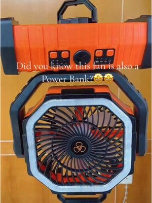 Camping Fan With Led Light #RechargeableCampingFan #BatteryOperatedFan #powerbank #PortableOutdoorFanusefor #RV #Camping #Travel #Hurricane #poweroutages