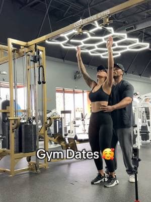 Gym Dates 🤝🥰💋 #us #gymcrush #gymdate #fitcouple #gymbae #marriage 