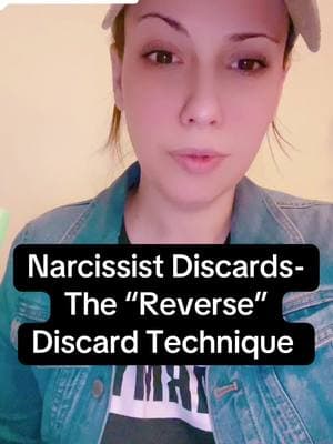 Replying to @brooksmieure Narcissistic Discard in true backwards fashion- the Reverse Discard…#narcdiscard #reversediscard #narcdiscardphase #narctiktok #narcabuse #discardedbythenarc #narcabuse #narctok #narcnonsense #discardphase 