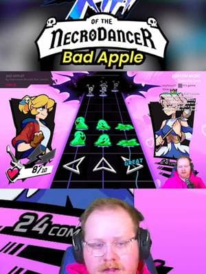 Bap Apple!! Rift of the NecroDancer custom chart! #RiftOfTheNecroDancer #RhythmGame #BadApple #gaming #cryptofthenecrodancer #rhythm #dafthusky 