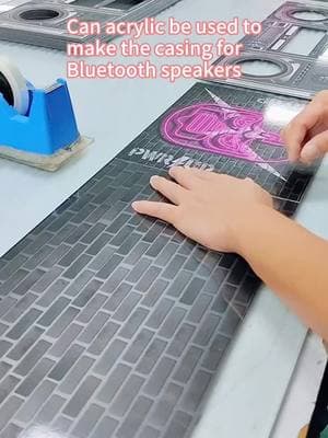 Can acrylic be used to make the casing for Bluetooth speakers#acryliccase #acrylicproduct #acryliccover #machinecover #acrylicproduct #acrylic #custom #mjacrylicsheetfactory 