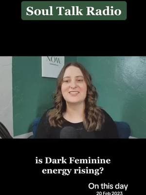 #onthisday Clip from my podcast Soul Talk Radio. #Podcast #DarkFeminine #DivineFeminine #HealedFeminine 