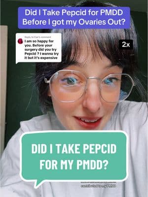 Replying to @Cas I did take Pepcid! And it did help a lot!  But my PMDD was so severe that even the relief it provided was not enough for a quality life. However, now im able to target the mechanisms at play that Pepcid helped me with. 🙌🏻💜 #pmdd #premenstraldysphoricdisorder #pmddawareness #pmddstruggles #pmddsupport #womenshealth #afabhealth #histamineintolerance #histaminesensitivity #mcas 