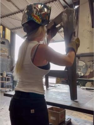 So I put on the mask.  - #fabricator #bluecollarbabe #womenwhoweld #industrialdesign #classiccars #classictrucks #hotrods #ratrods #girlsandcars #fabricator #metalgirl #femalewelder #womanwelder #welderbabe #realwomen #bluecollarbabes #welderbabes #girlswhoweld #womenwelding #womenintrades #tradeswoman #weldaddicts #tigwelding #migwelding  #millerwelders #lincolnwelders #shoplife #hotrods #ratrods #restoration #blacksmith #bladesmith