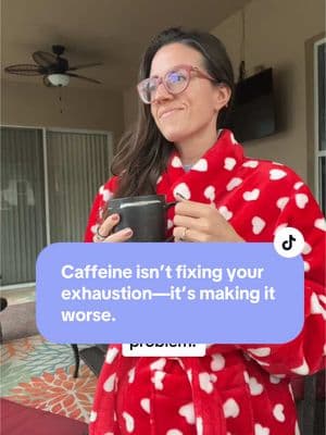 Living on caffeine isn’t normal—it’s just common. Fix the root cause and get your energy back! Comment HORMONES for what’s helping me! #HormoneBalance #CortisolSupport #NaturalEnergy #tiredmom 