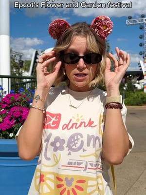 In @Paige DeSorbo we trust to display our new tee for Epcot’s #flowerandgardenfestival 🌸 #thelostbros #disneymerch #disneyoutfits #disneyootd #epcot 