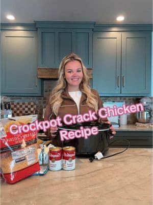 Crack Chicken Crockpot Recipe!  #crockpotrecipes #crockpot #dinnerrecipe #EasyRecipes #makeityours 