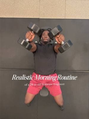 realistic morning routine - some are more eventful than others but I try to stay disciplined even when waking up later than expected or being delayed by something.  Did y’all catch that protein smoothie? This was my first time trying it and I was shocked how simple and good tasting it was.  Typically, going to the gym in the morning is my go to because it frees up the rest of my day, but honestly I’m not mad at the times I have to go in the evening because it’s a great evening reset. You feel me? See you in my next vid 🔥   #softwareengineer  #RealisticMorningRoutine #swelife #csstudents #techtok #stayingdisciplined #TechLife #MorningRoutine #computerscience #20somethings #fyp #viral 