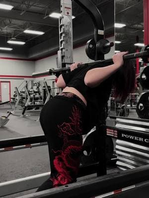 Squat Day. Hypertrophy week 1. #CapCut #itsnotaphasemom #elderemo #gothgirl #teamsilverback #strong #powerliftingtok #GymTok #powerlifting #strongwomen #girlswholift #physiquecheck #fyp 