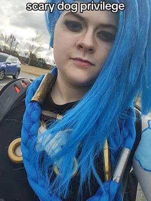 ooo so scawy @TrueVoidChaos @ArtHog  #ekkoarcane #ekkocosplay #arcane #jinxcosplay #katsucon2025 #katsucon #arcanejinx #jinxarcane #jinx #arcanecosplay #leagueoflegends #cosplay #mikucosplay #miku 