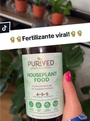 🪴 Fertilizante para plantitas viral! de #purivedhouseplantfood #fertilizante #fertilizer #indoorplants #indoorplantscare #plantasdeinterior #TikTokShop #ines25___  #VocêNasceuParaMudar 