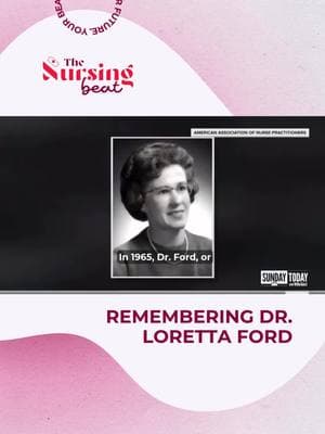 Remembering Dr. Loretta Ford, the trailblazing nurse who changed healthcare by advancing the nurse practitioner role. Her legacy of innovation and advocacy will continue to shape nursing. #LorettaFord #NursePractitioner #NurseNews #TheNursingBeat Source: NBC News