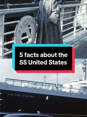 Bet you didn’t know the SS United States was THAT fast! Here’s five facts about the historic ocean liner, which departed Philadelphia Wednesday to become the world’s largest artificial reef off the coast of Florida. #nj #newjersey #ssunitedstates #philadelphia #njhistory