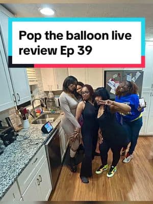 Lanee’s Ladies doing our #poptheballoon #livereview this past Sunday💕 #lookingforlove #girlfriends #collegefriends #oldasu #msoctober30 #fyp