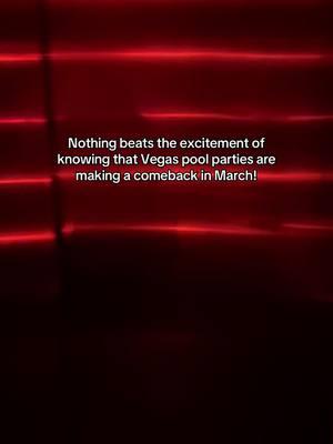 Nothing beats the excitement of knowing that Vegas pool parties are making a comeback in March! #comingbacksoon #vegaspoolparty #encorebeachclub #dayclubs #poolpartyvibes #thingstodoinvegas #vegasdayclub #lasvegasvacation #march2025 