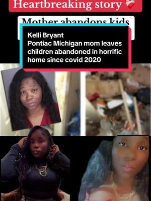 Her name Kelli Bryant ‼️ Three children were found living in “absolute squalor” in a Michigan home riddled with mold and human waste after their mother abandoned them and left them to live on their own without soap or toilet paper for at least four years. The 34-year-old mother, who has not been identified as she shares the same name with one of her children, was arrested Friday. Human waste, mold, and garbage piles towering up to four feet tall were found throughout the Pontiac rental home where the children survived on food their mother or a stranger dropped off each week. #sad #pontiacmichigan #mother #horrorstory #arrested #charged #justice #awareness #sick #fyp #kellibryant 