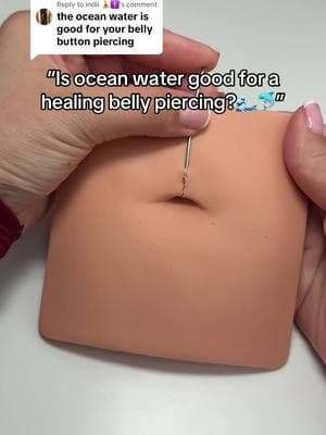 Replying to @indii 🧘‍♀️✝️ Is ocean water good? 🌊🐬🫶🏼 🔎Katy Belly Ring 🔎Mariposa Belly Ring 🔎Butterfly Belly Ring 🔎Pink Chrome Belly Ring 🛍️ #bellypiercings #piercings #waterproof 