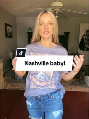 With two trips to Nashville coming up, I knew I needed this tee! I love that this design won’t chip, crack or peel. #nashville #tee #tshirt #basictee #sublimatedshirt #casualoutfit #nashvilletrip 