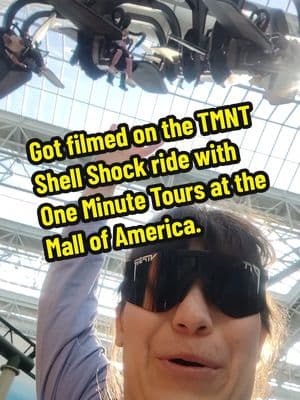 At the Mall of America on President's Day. Filming day on the TMNT Shell Shock ride with @oneminutetours. #queenshellspinner #blogger👑🐢 #tmntshellshockride #nickelodeonuniverse #mallofamerica #oneminutetours 