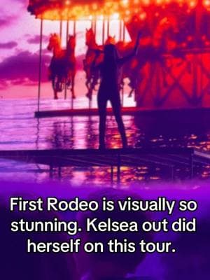 Can we take a moment for the stunning visuals for first rodeo?!  @Kelsea Ballerini  #kelseaballerini #firstrodeo #kelseaballerinilive #concert #patterns 