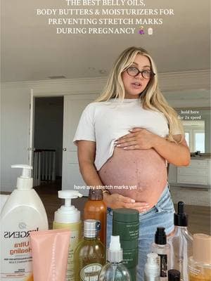 My favorite belly oils, body butters and moisturizers for hydrating the bump!!! #bellyoil #pregnantbelly #pregnancyjourney #38weekspregnant #3rdtrimester #stretchmarks #preventingstretchmarks #stretchmark @Primally Pure @LOCCITANE @JergensUS @Vaseline Brand @Summer Fridays @COSRX Official @Saltair Body @Naturium 