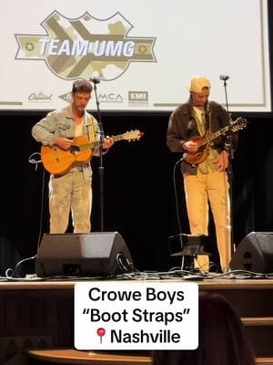 Crowe Boys sing “Boot Straps” in Nashville. @Crowe Boys #croweboys #nashville #nashvilletennessee #theryman #therymanauditorium #countryradio #countrymusic #country #bootstraps 