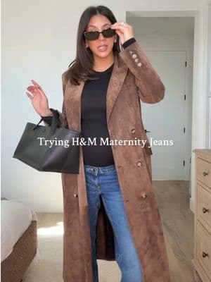 my first pair of maternity jeans…let’s see how this goes #hm #hmmaternity #maternityjeans #pregnancystyle #pregnancytiktok #pregnant #maternityfashion 