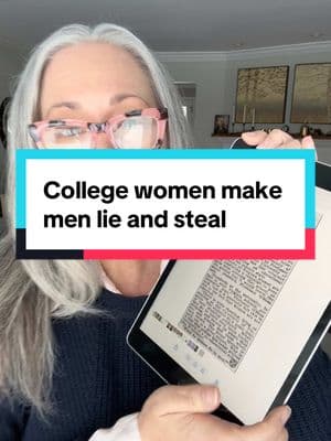 What do women do to men? This news story which is nearly 100 years old would have you believe that college men lie cheat and steal, because of college women. Look how far we’ve come—let’s not go back there. #universityofvirginia #uva #universityofwisconsin #uw #menvswomen #oldnews #oldnewspaper #feminism 