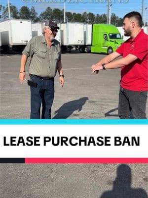 How do y’all feel about the FMCSA banning Lease Purchase? 📝🚛 #trucking #leasepurchase #fmcsa #semitruck #trucking #cdldriver #trucker #ownerop 