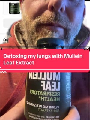 Detoxing my lungs after 25 years of vaping and smoking. #mulleinextract #lungdetox #respitoryhealth #greatproduct #quitsmoking #6monthsupply 