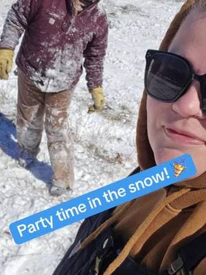 Thank @The Perks of Homesteading for such a fun day! ❤️and bonus, no one died! 🎉😂 #countryliving #snowfun #friends #missouri #sledding #snowstorm #countrykids #toughkids #farmkids #thankful #beautifullife 