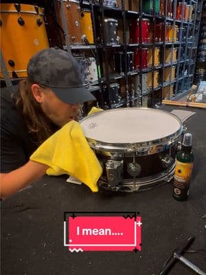 (🎧 encouraged) (Read below) Do you have any idea why he’s not texting you right now?  I guarantee you he’s just cleaning his other babies. AKA - his snare drums!! 😂😂 Stay creative, and have a great rest of the week. Love you, guys!! Okay. Byeeeee. 🥁🤓👊🏻❤️🙏🏻 — #testabeatdrums #thedrumsultant #drumtuning #snaredrum #snare #drummer #vibe #geartok #drumtok #process #technique #fixxerupper #tuning #sound #CapCut #drumtuning #techtiptuesday #tensioning #tipsandtricks #drumhack #drumsultant #meme #maintenance 