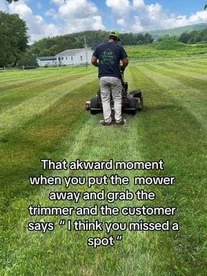 I didn’t even know what to say 😅#evenstevenslawncare #fyp #trending #lawncare #blowthisup #stripelife #exmark #business #landscape #lawntok #viral #lawncarebusiness #foryou 