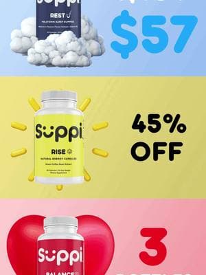 GET 45% OFF YOUR SUPPI BUNDLE TODAY 😴☀️ ❤️ #fyp #suppi #bundle 