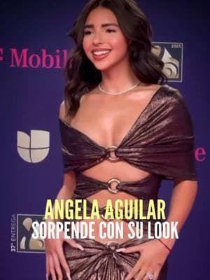 #angelaaguilar dejó a todos con la boca abierta en la #alfombramagenta #premioslonuestro2025 