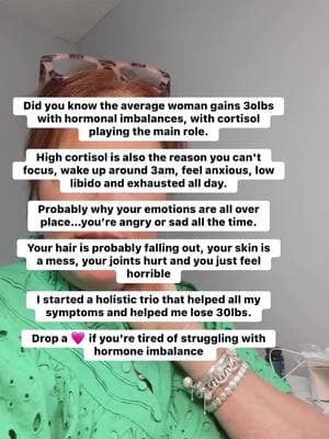 #Cortisol #hormoneBalance #HolisticHealing #PerimenopauseWeightLoss #WeightLossAfter30 #highcortisolsigns #cortisolcontrol #weightlossafter40 #cortisolsupport #g|p1