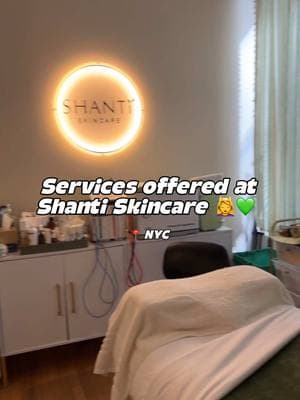 At @Shanti Skincare NYC we offer a few services to tailor our treatments to our clients’ specific and unique needs ✨ Facials (add-ons available), Chemical Peels, MicroChanneling, Lash Lifts, and DMK Enzyme Therapy  Visit our website to learn more 💚 www.shantiskincarenyc.com/services #nycskincare #nycesthetician #nycfacials #treatyourself #customizedfacials #skincaretreatment #chemicalpeel #lashlift #dmkenzyme #microchanneling #facials 