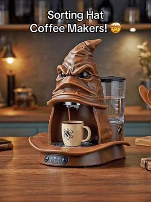 Harry Potter sorting hat coffee makers! Yes please! 👏👏 #harrypotter #hogwarts #interiordesign #tiktokmademebuyit 