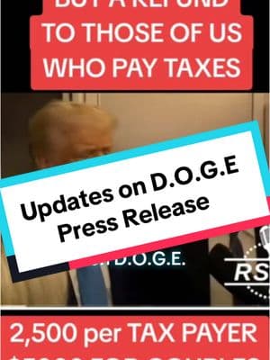 Update on D.O.G.E #DOGE #stimulus #PresidentTrump #taxpayers #SHAREPLS #fyp #pressrelease #trendingnews #breakingnews #alert #dogecoin #usa #whereisourmoney #creatorsearchinsights #foryoupage #viral #elonmusk #trump #editsbyt #theresa #likesharefollow #update #whitehouse 