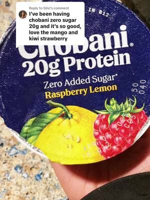 Replying to @Silvi Raspberry Lemon is tied for favorite with Mango. Then strawberry kiwi. Definitely need to try more flavors #jemeems #protien #yogurt #protienyogurt #chobani #chobaniyogurt 