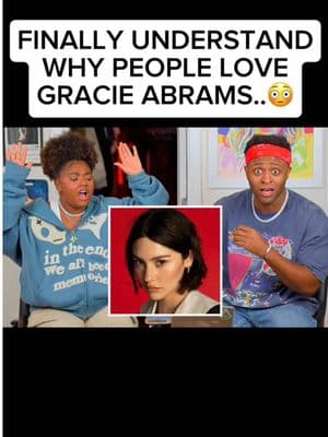 Just when we thought it couldn’t get better..😳🤯 @gracie abrams just listened to her album & it’s amazing😩🔥 Our reaction to her album is on Patreon ‼️ #gracieabrams #tatemcrae #taylorswift #risk #thatssotrue #erastour #reaction #pop #indie 