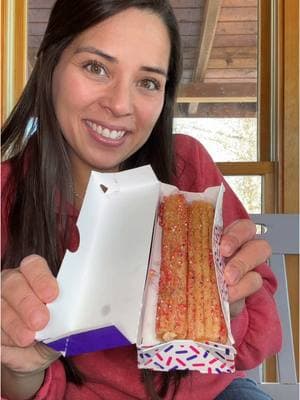 Taco Bell’s New Milk Bar Birthday Cake Churro! 🔔 #tacobell #new #newmenuitem #tacobellmukbang #tacobellnewmenuitem #churro #milkchurro #mukbang #mukbangeatingshow #asmrsounds #asmrmukbang #chewy #crunchy #eat #eatwithme #eating #yummy #sweettreat #taco #burrito #tacobellchurro #birthdaycakechurro #milkbar #viralorder #sweets #MomsofTikTok 