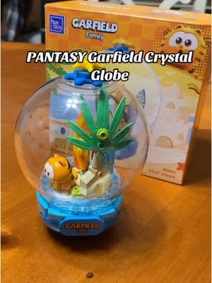 PANTASY Garfield Crystal Globe#garfield #pantasy#garfieldmovie #block#buildblocks #kidsblocks #kidstoys#kidsoftiktok 