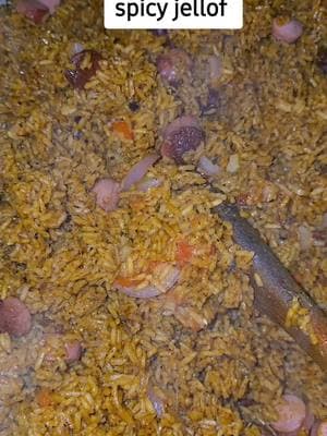 spicy smooky jellof #nigeriajollof #rice #foodtiktok #twinmom #momof4 #viralvideo #cre 