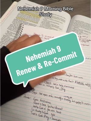 Are you in a place where you need to recommit to God or feel like you are in need of renewal in your Spirit? This is how I felt as well so try NOT to feel alone. Nehemiah 9 reminds us: 🦋 9-1:5 highlights fasting during a time of worshipping and studying the word 🦋 9:6 -31 acknowledges God for all he has done 🦋 9:32-38 reminds us the importance of doing this together and the importance of not just confessing but being #intentional and moving forward. So be encouraged and remember: 🫶Gods faithfulness even during challenging times 🫶Trust yourself when it’s time to seek spiritual renewal 🫶Worship God with your whole heart 🫶Recommit to living according to Gods will #intentionalliving #faithbasedliving #christianbiblestudy #morningroutine #faithbased #faithbasedbychoice 