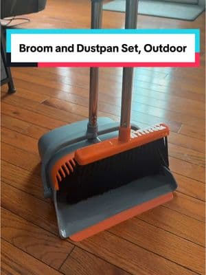 Broom and Dustpan Set, Outdoor#broom #dustpan #availablenow #TikTokShop #linkbelow👇👇👇 