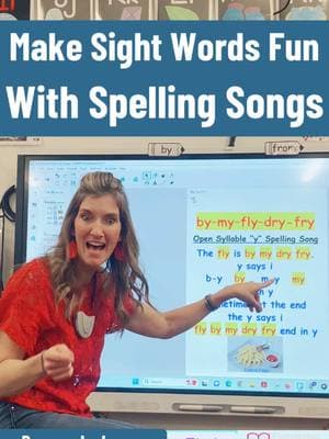 Learn Sight Words With Spelling Songs! #mrssmithscatchysongs #englishlesson #learnenglish #learnenglishdaily #teacherfyp #englishteacher #kindergarten #kindergartenteacher #sightwords #sightword #phonics #phonicsforkids #teacher2025 